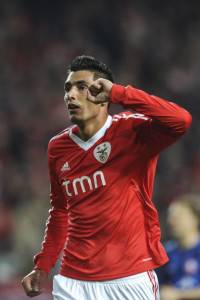 Oscar Cardozo, centravanti paraguaiano del Benfica (Getty Images)