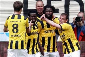 I giocatori del Vitesse esultano dopo un gol (Getty Images)
