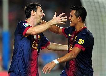 Lionel Messi e Alexis Sanchez (Getty Images)