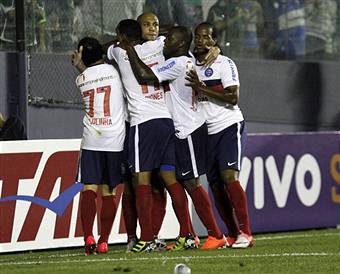 I giocatori del Bahia festeggiano dopo un gol (Getty Images)