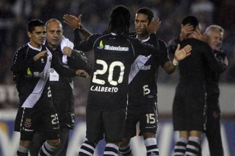 I giocatori del Vasco da Gama esultano dopo un gol (Getty Images)