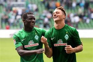 I giocatori del Werder esultano dopo un gol (Getty Images)