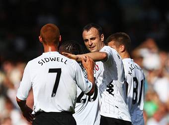 I giocatori del Fulham esultano dopo un gol (Getty Images)