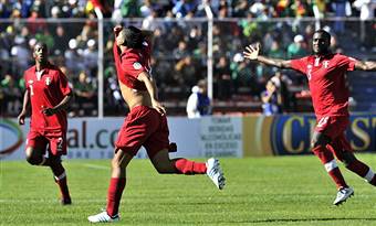 I giocatori del Perù esultano dopo un gol (Getty Images)