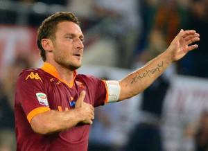 Totti esulta dopo un gol (Getty Images)