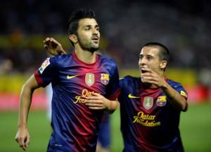 I giocatori del Barcellona esultano dopo un gol (Getty Images)