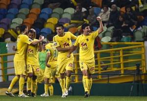 I giocatori del Pacos Ferreira esultano dopo un gol (Getty Images)