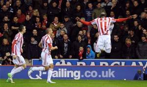 I giocatori dello Stoke esultano dopo un gol (Getty Images)