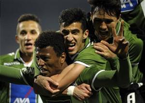 I giocatori del Braga esultano dopo un gol (Getty Images)