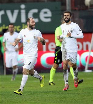 I giocatori dello Spezia esultano dopo un gol (Getty Images)