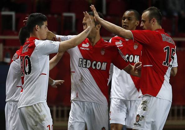 I giocatori del Monaco esultano dopo un gol (Getty Images)
