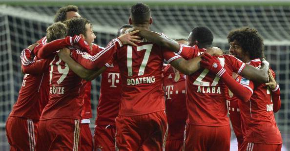 I giocatori del Bayern Monaco festeggiano il loro 24º titolo (Getty Images) 