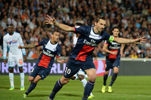 I giocatori del PSG esultano dopo un gol (Getty Images) 