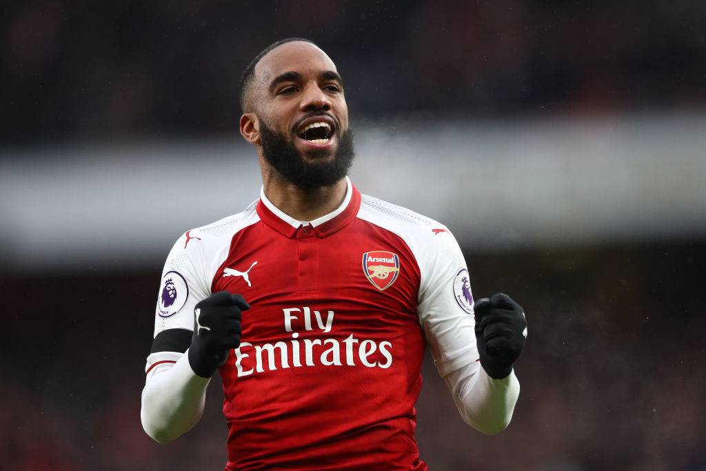 L'attaccante dell'Arsenal Lacazette